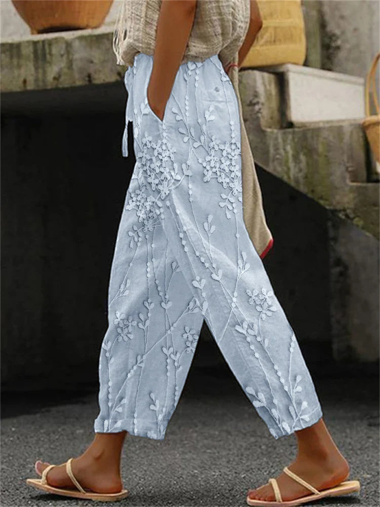 Aviora™ - Vine Printed Trousers