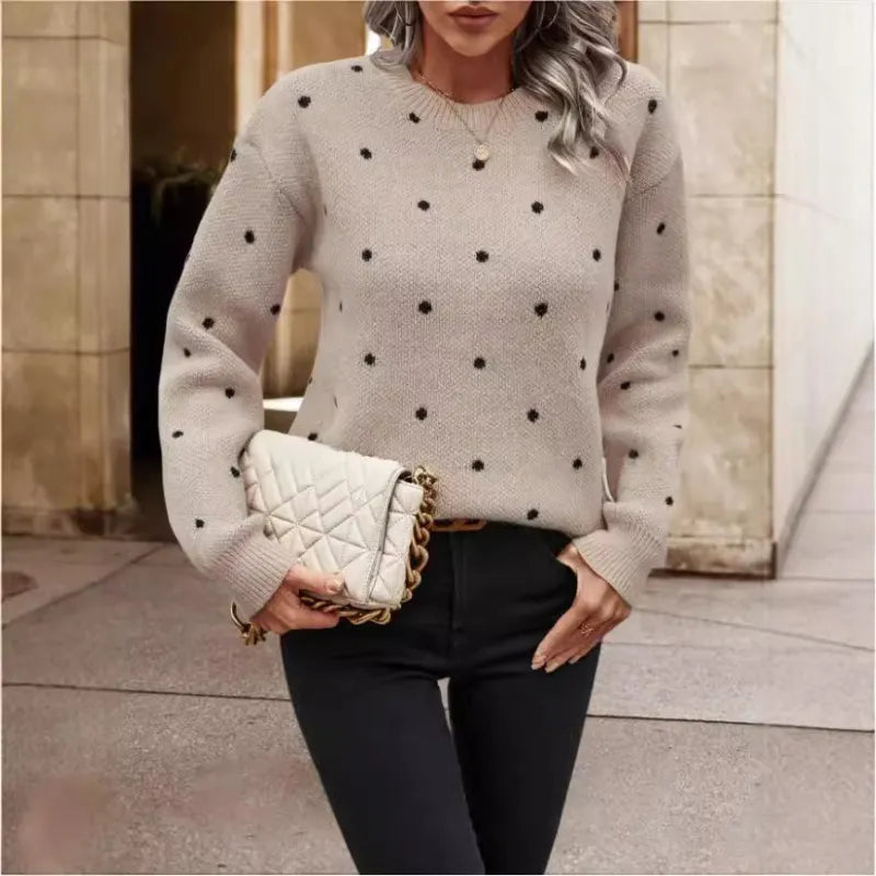 Anne™ | Knitted Dots Sweater