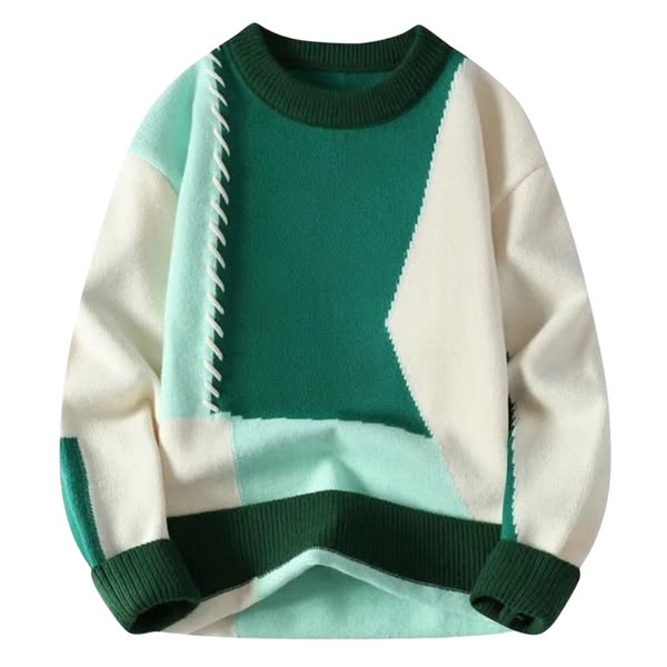 Milo | Vintage Knit Patch Sweater