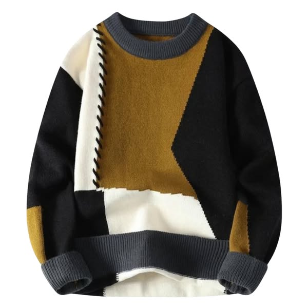Milo | Vintage Knit Patch Sweater