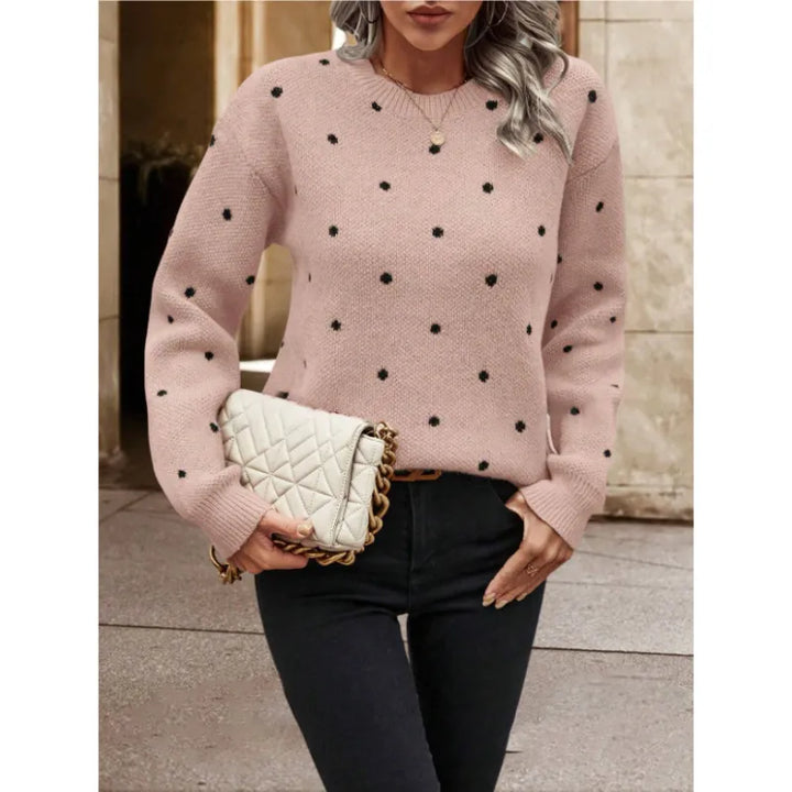 Anne™ | Knitted Dots Sweater