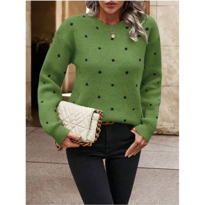 Anne™ | Knitted Dots Sweater