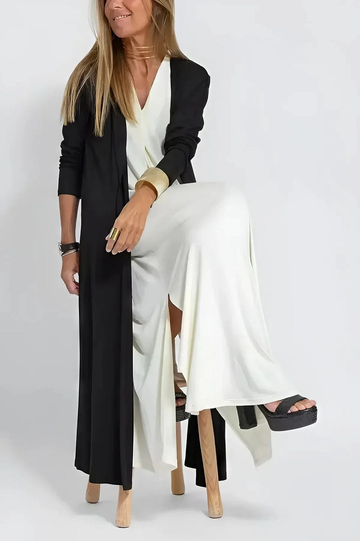 Sylvia - Elegant Long Dress + FREE Matching Cardigan