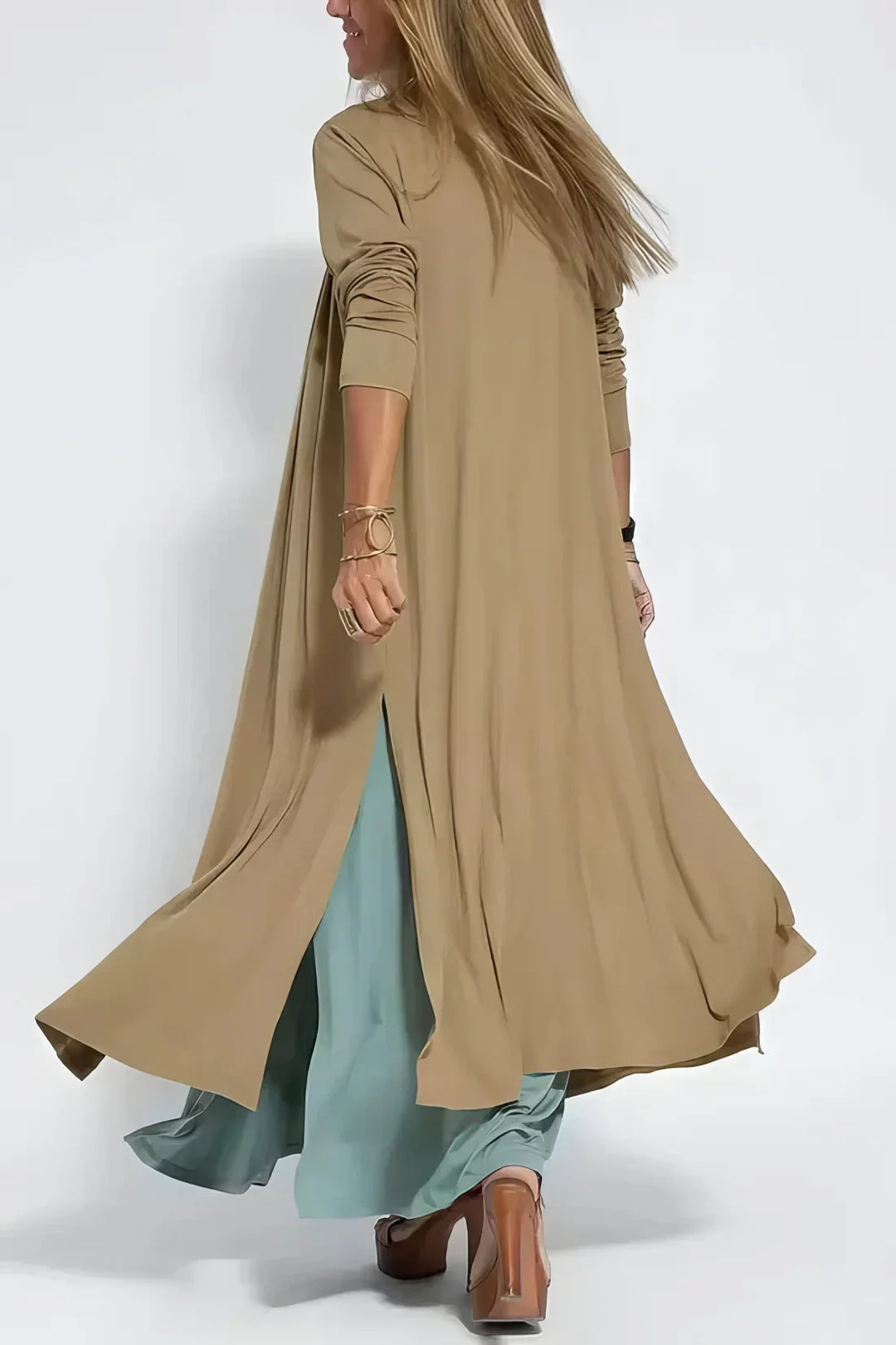 Sylvia - Elegant Long Dress + FREE Matching Cardigan